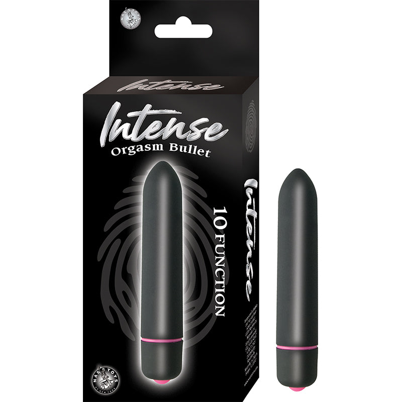 Intense Orgasm Bullet 10 Function Waterproof  Black - Image #0