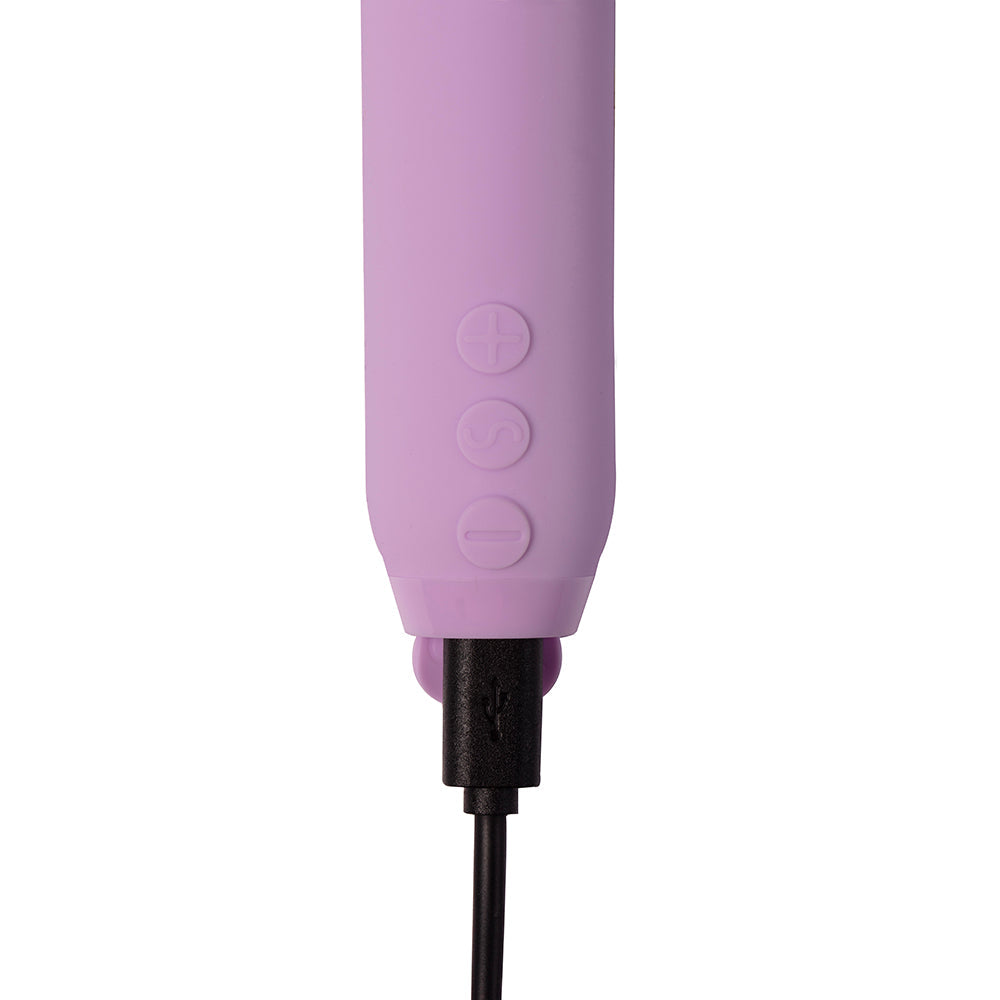 Je Joue Duet Rechargeable Silicone Multi-Surfaced Bullet Vibrator Lilac - Image #0